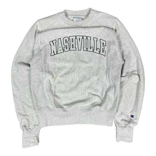 (XS) Y2K Champion Nashville Crewneck Sweatshirt