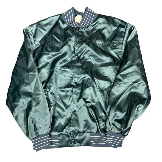 (XXL) 80s Satin Bomber Jacket