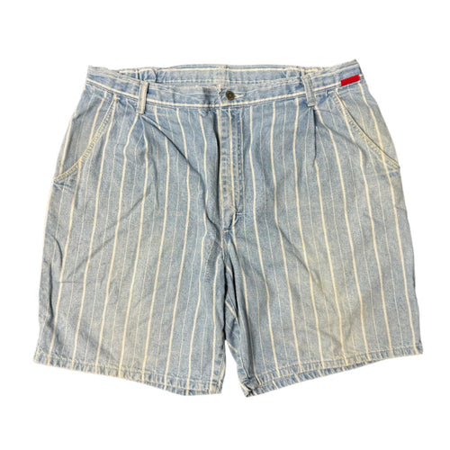 (36) 90s Wrangler Striped Denim Shorts