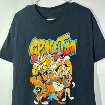 (M) Y2K Space Jam Looney Tunes T-shirt