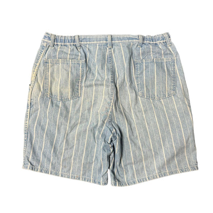 (36) 90s Wrangler Striped Denim Shorts