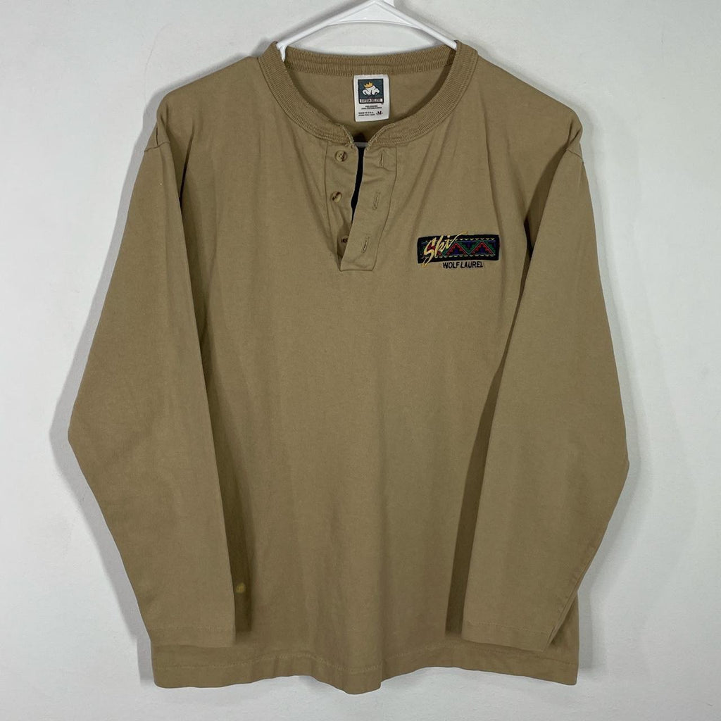 (M) 90s Ski Nature Long Sleeve Shirt