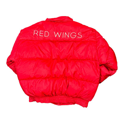 (L) 90s Pro Player Red Wings Puffer Jacket