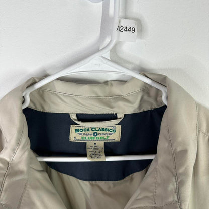 (M) 90s Collared Golf Jacket