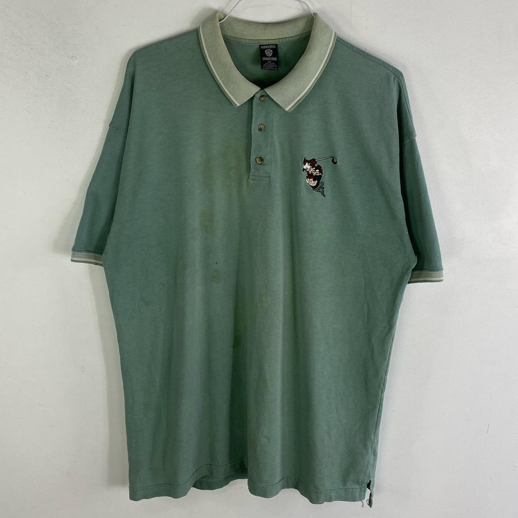 (XXL) 90s Warner Bros Looney Tunes golf shirt