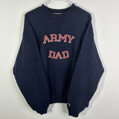 (L) Y2K Army Dad Crewneck Sweatshirt