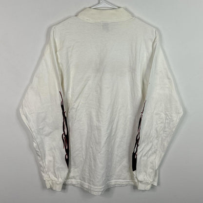 (L) 90s Flames Long Sleeve Shirt