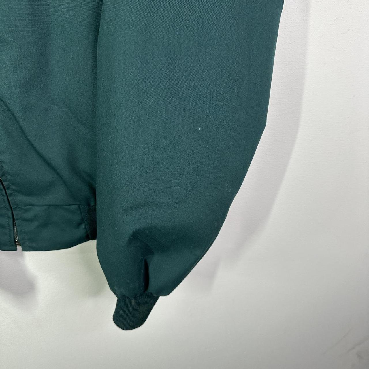 (L) 80s Green Collared Jacket