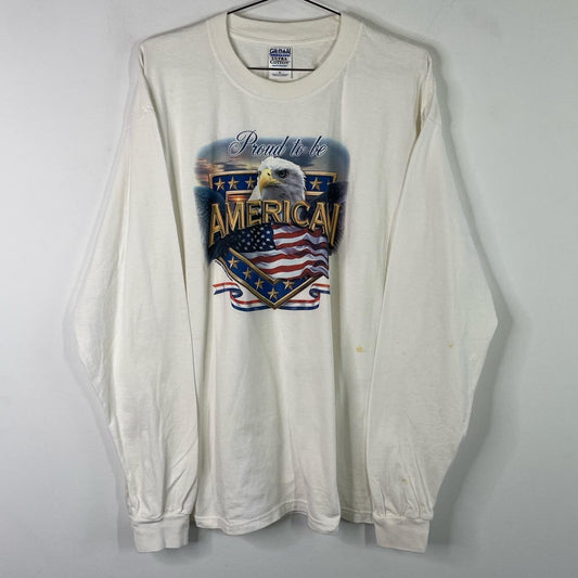 (XL) Y2K American Long Sleeve Shirt