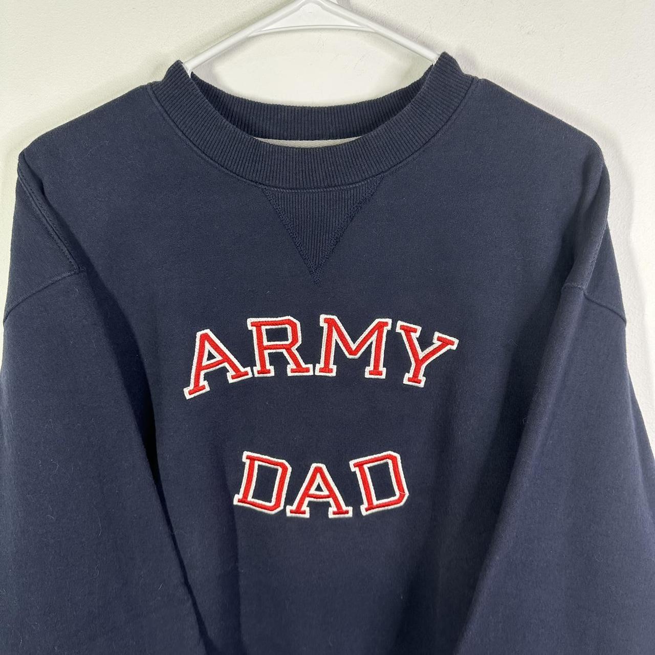 (L) Y2K Army Dad Crewneck Sweatshirt