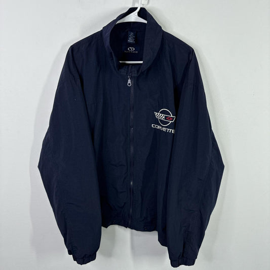 (XXL) 90s Corvette Navy Jacket