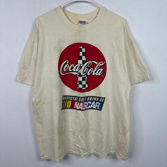 (XL) 90s Coca-Cola NASCAR T-shirt