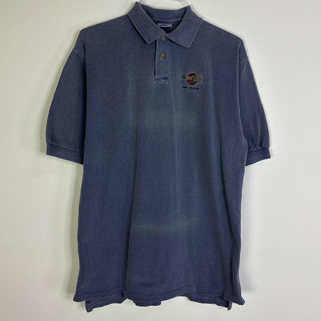 (L) 90s Hard Rock Cafe Polo Shirt